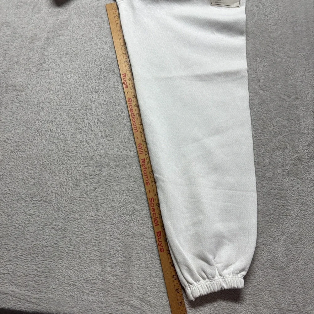 Vintage 90s Fruit Of The Loom Made In USA Sweatpants Joggers Deadstock White NWT